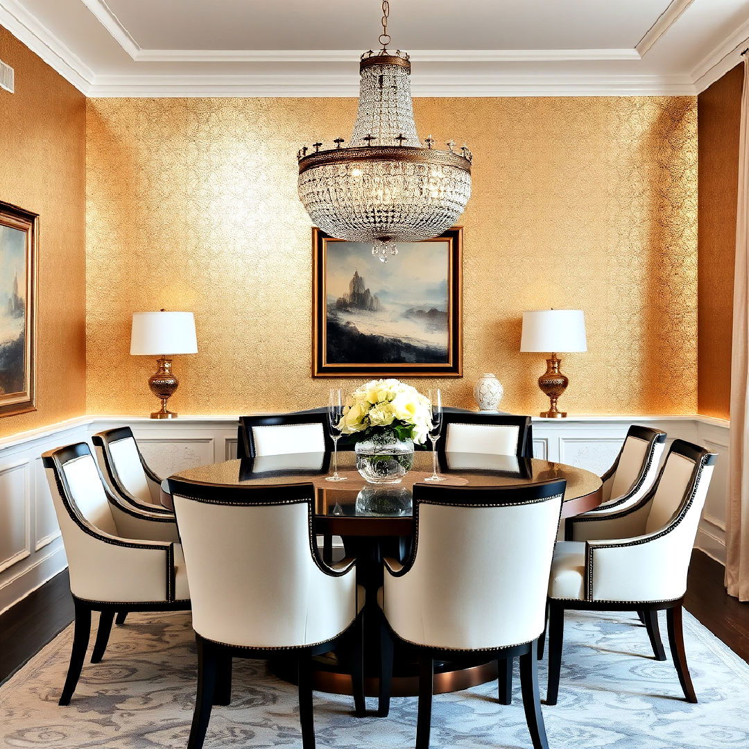 glamourous metallic wallpaper