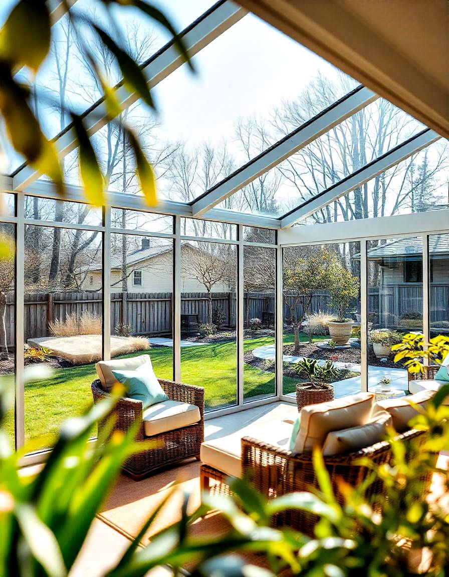 glass walled patio enclosure