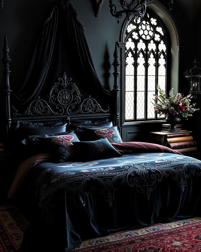 gothic inspired bedding