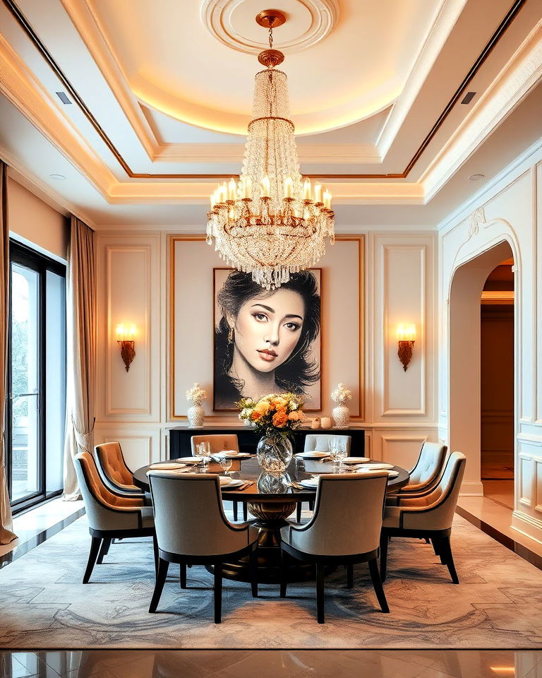 grand chandelier statement piece