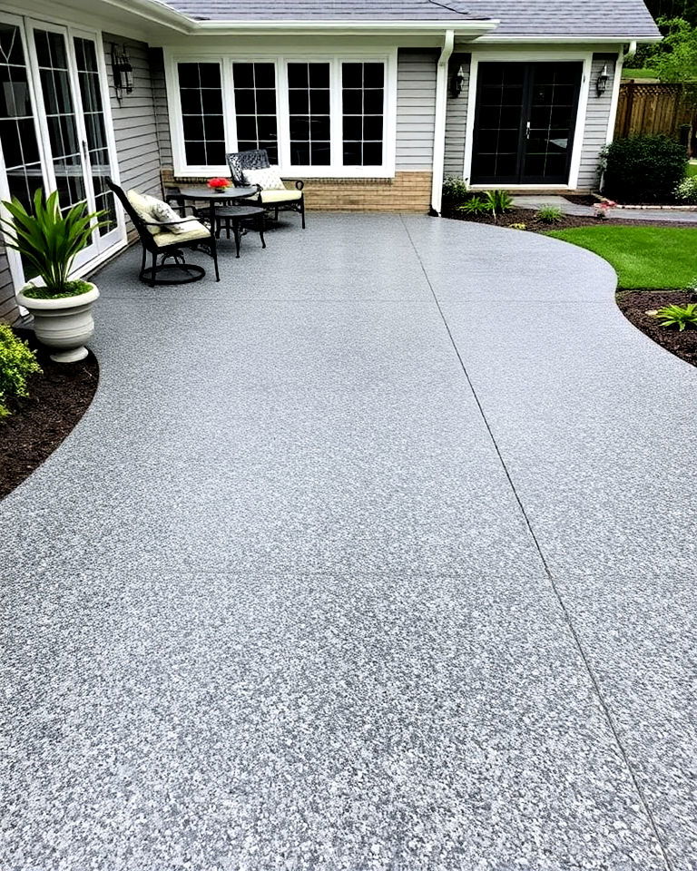 granite effect patio