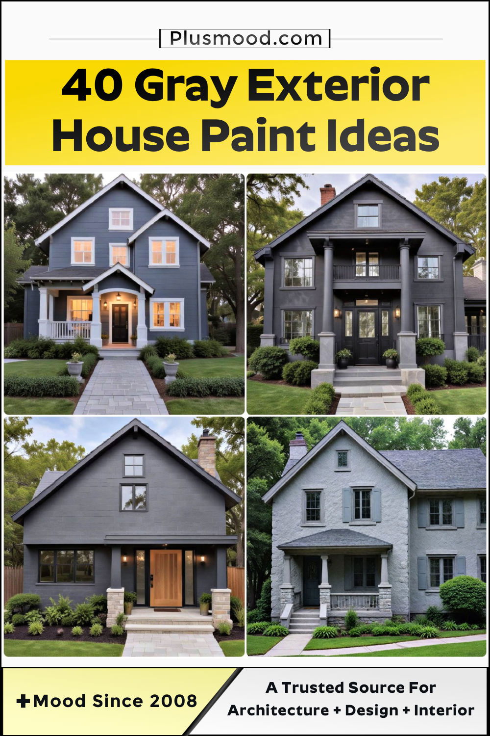 gray exterior house paint ideas and inspiration