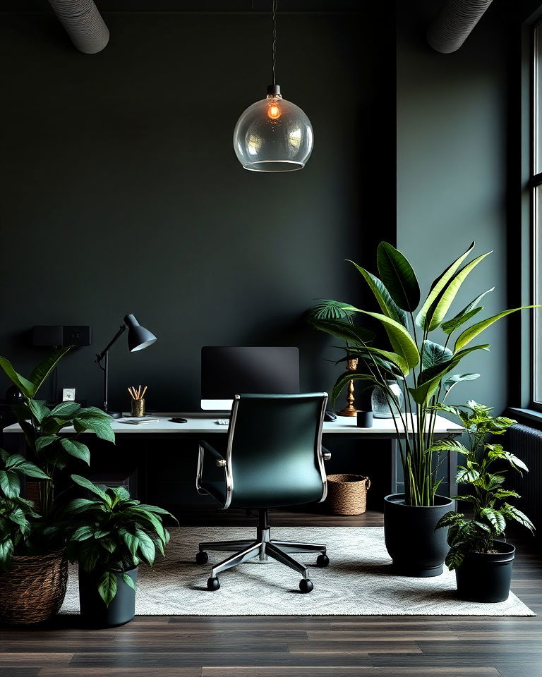 green plant accents