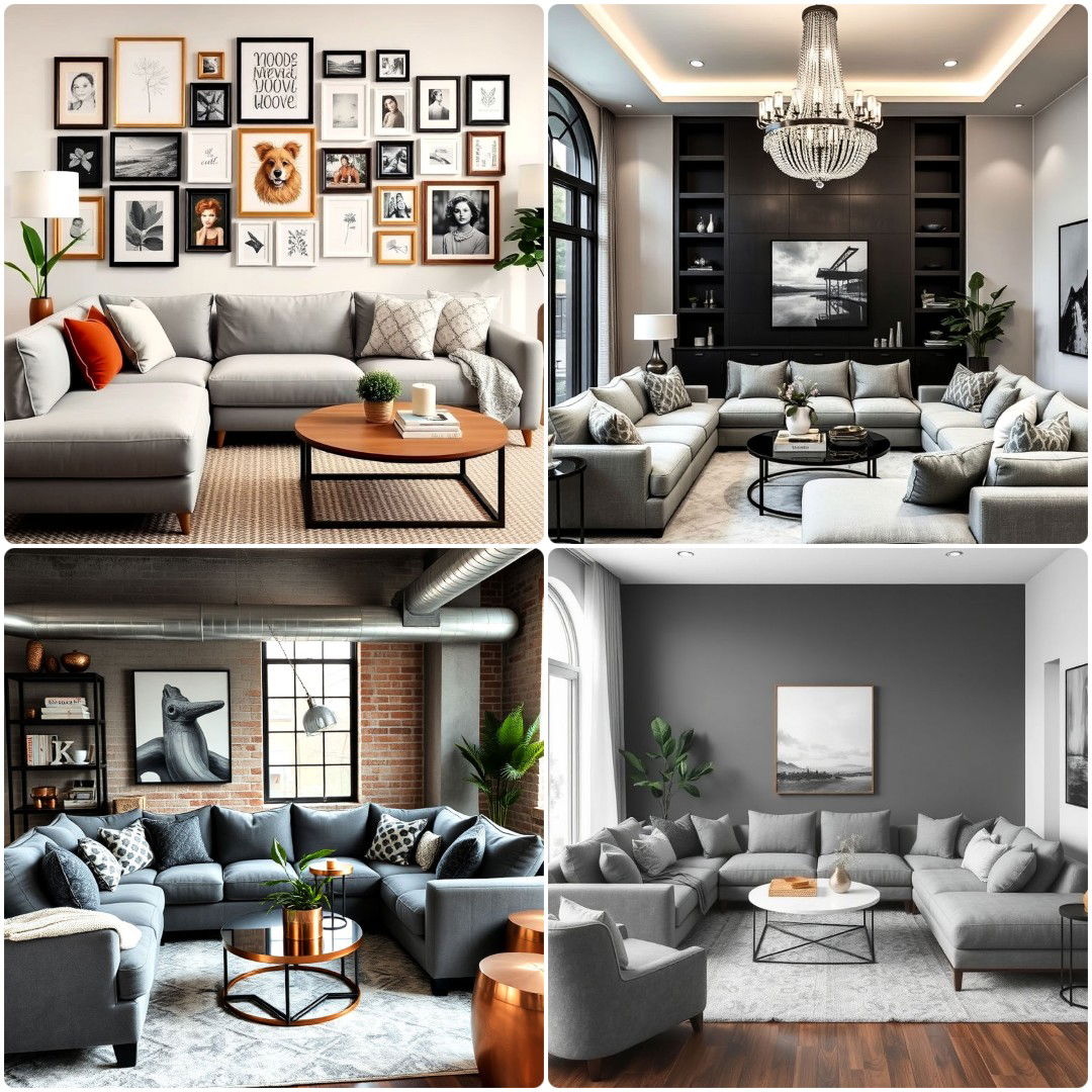 20 Grey Sectional Living Room Ideas for Timeless Elegance