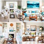 hamptons living room ideas