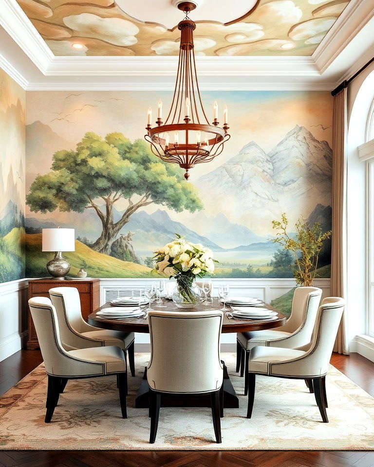 hand painted murals