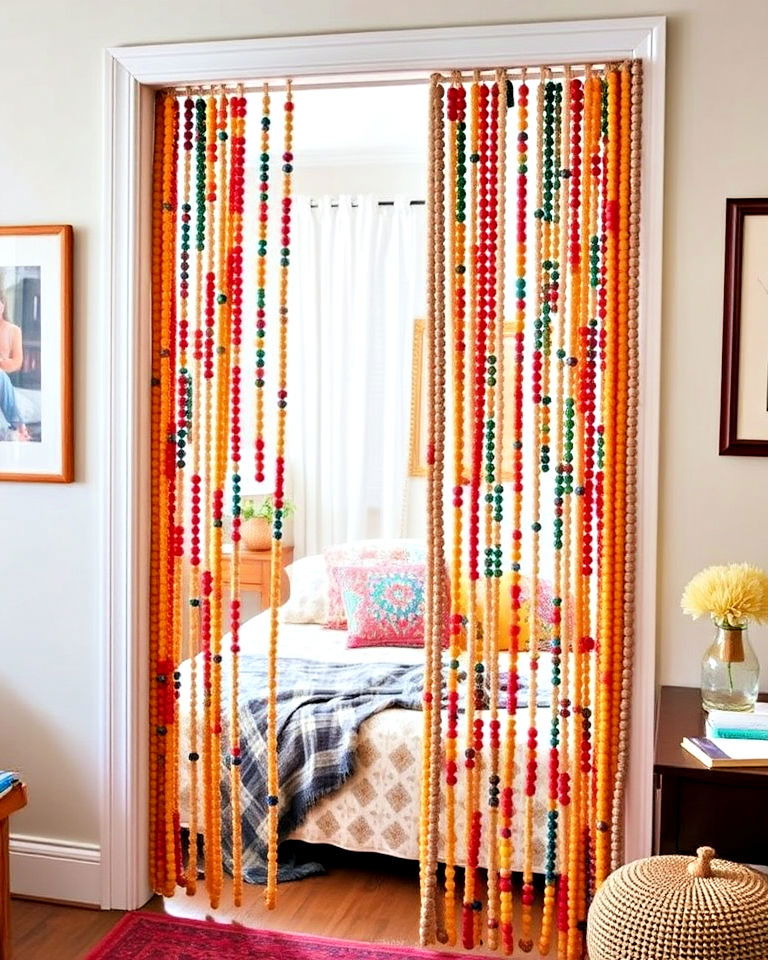 hanging beaded curtains