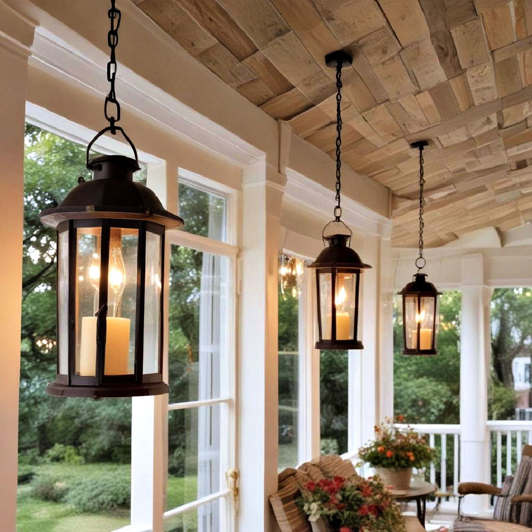 hanging lanterns