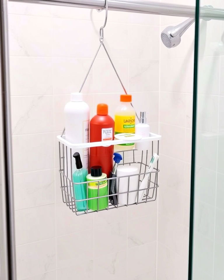 hanging shower caddy for bathroom essentials