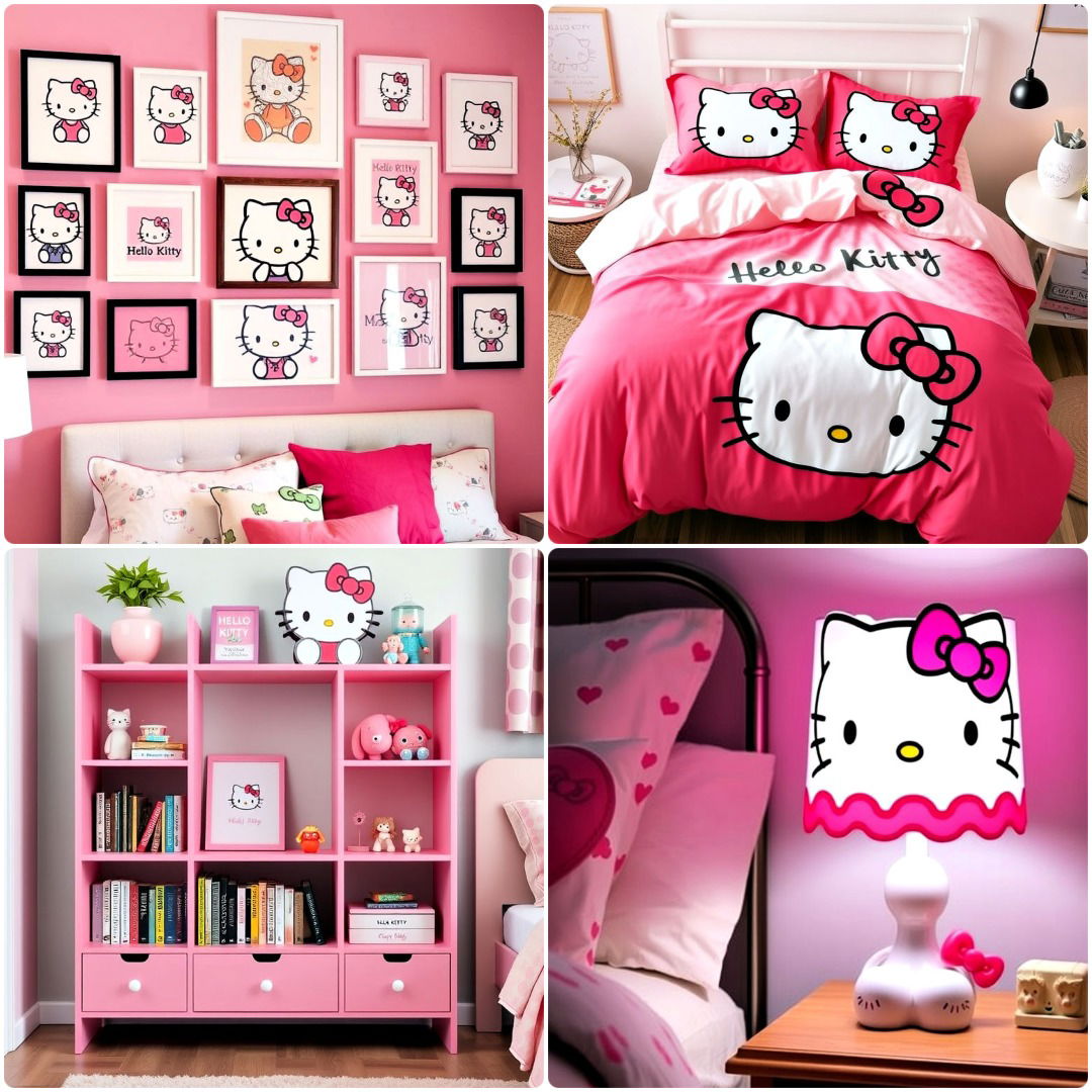 25 Hello Kitty Bedroom Ideas for A Cute and Playful Space