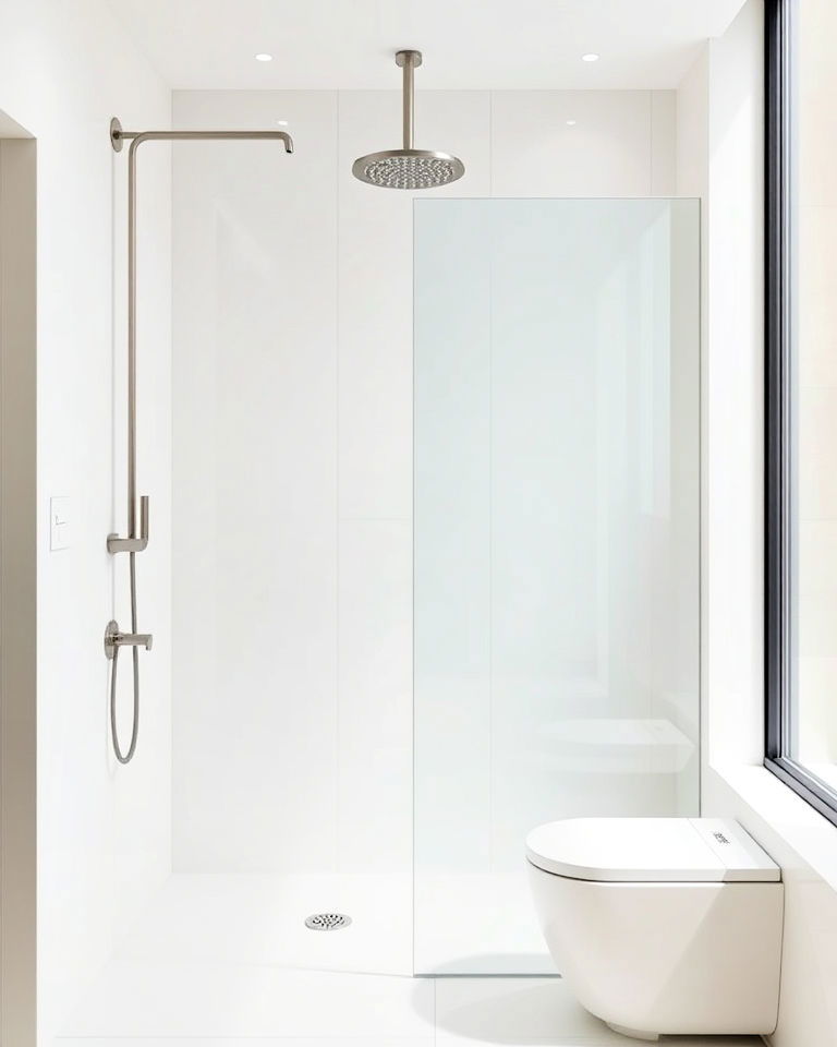hidden shower fixtures
