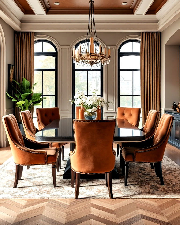 high back dining chairs