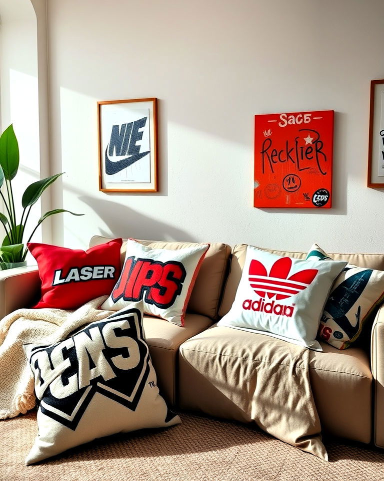 hypebeast throw pillows