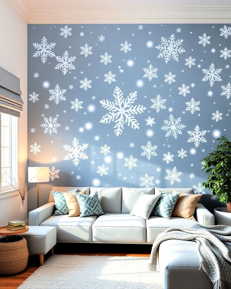 ice crystal wall decals