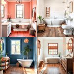 ideas for wood floors in bathrooms