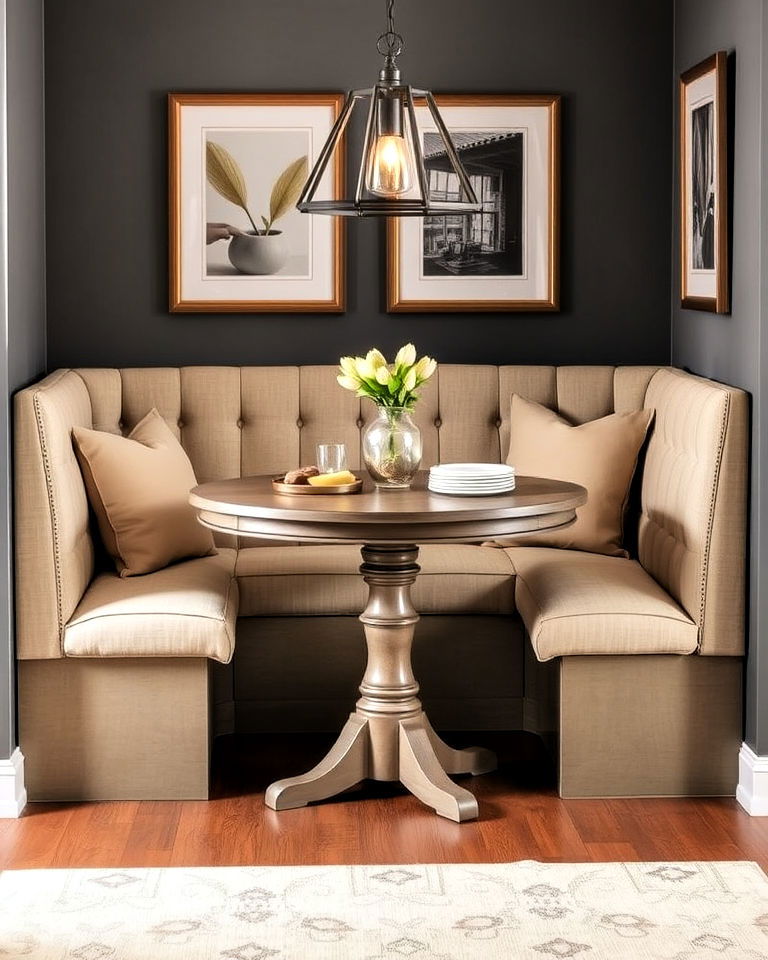 incorporate a cozy banquette