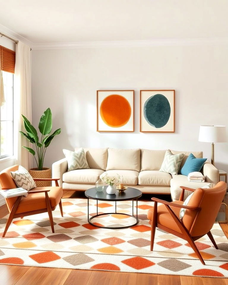 incorporate geometric patterns
