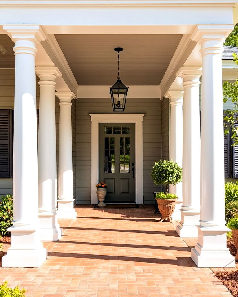 incorporate southern style porch columns