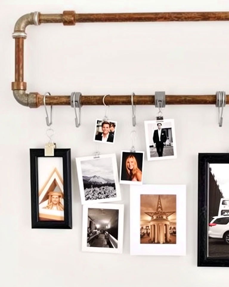 industrial pipe and clip display