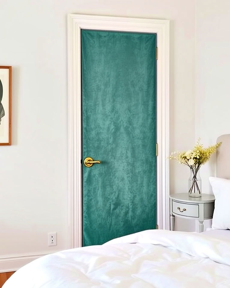 install a fabric covered door