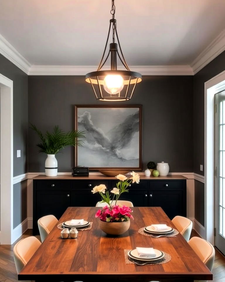 install a statement light fixture