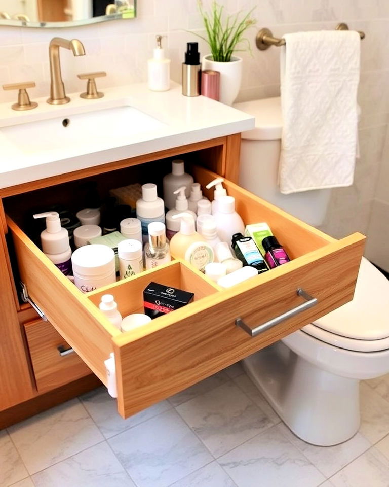 install drawer stops to prevent overextension