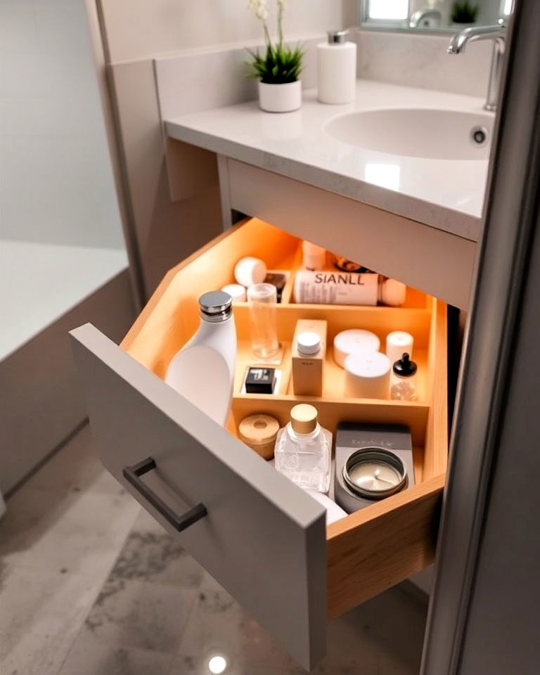 install led lights inside drawers