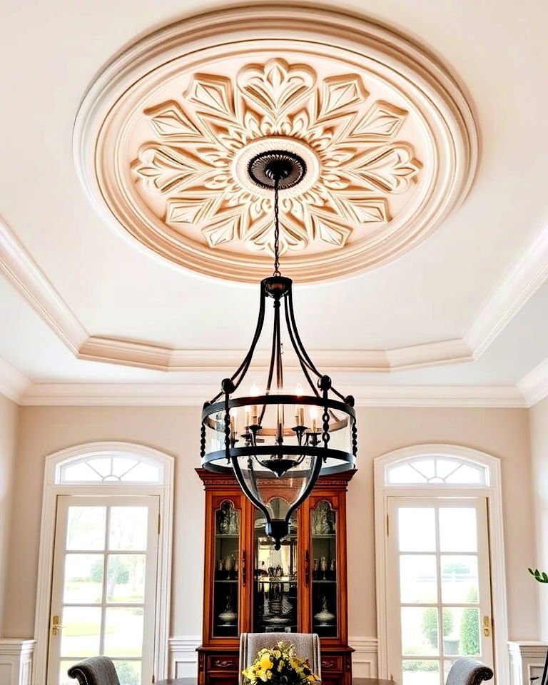 intricate ceiling medallions