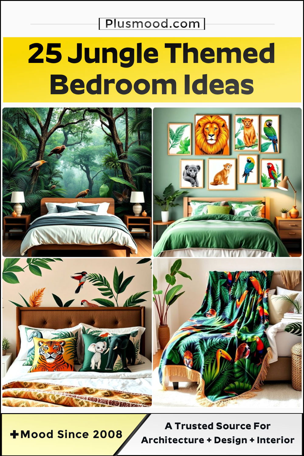 jungle themed bedroom ideas and inspiration