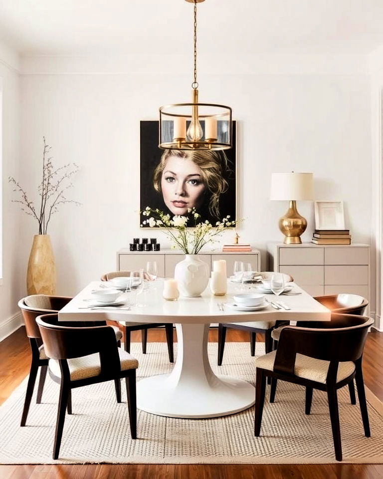 keep the décor simple