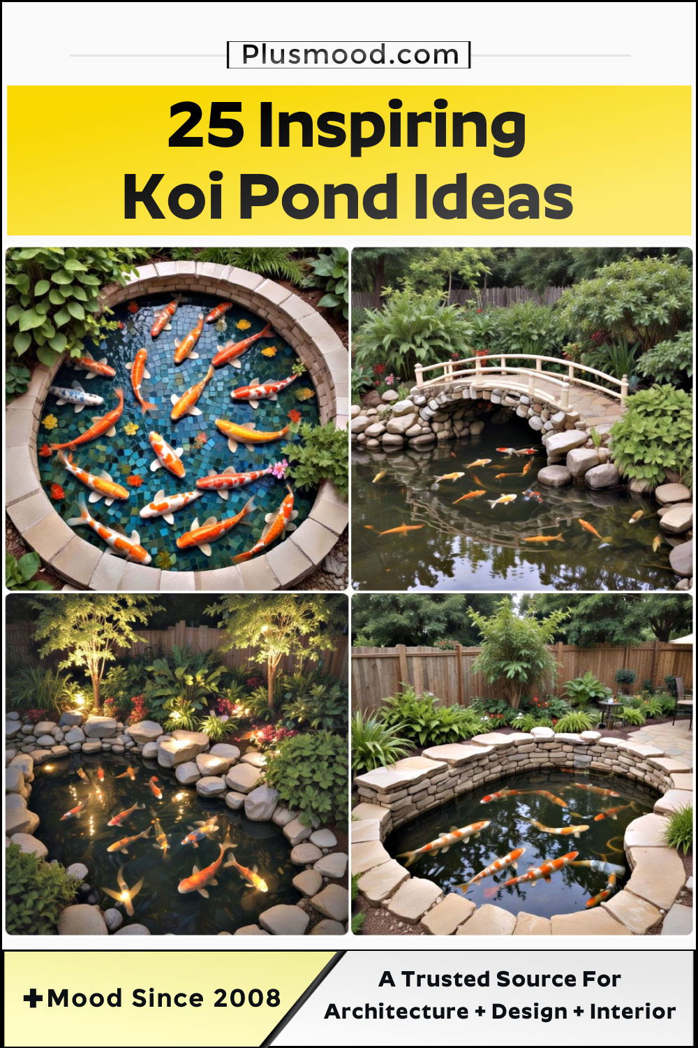 koi pond ideas and inspiration