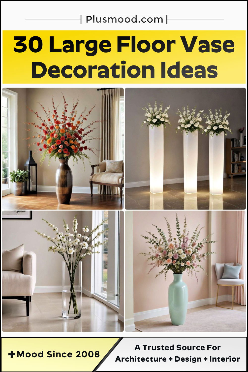 large floor vase decoration ideas and inspiration