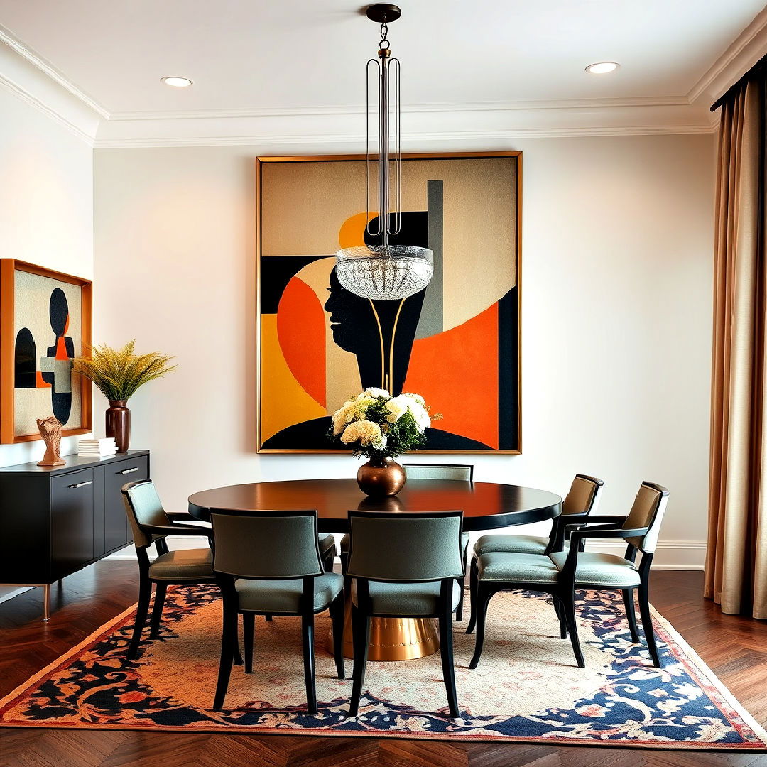 large statement wall art design