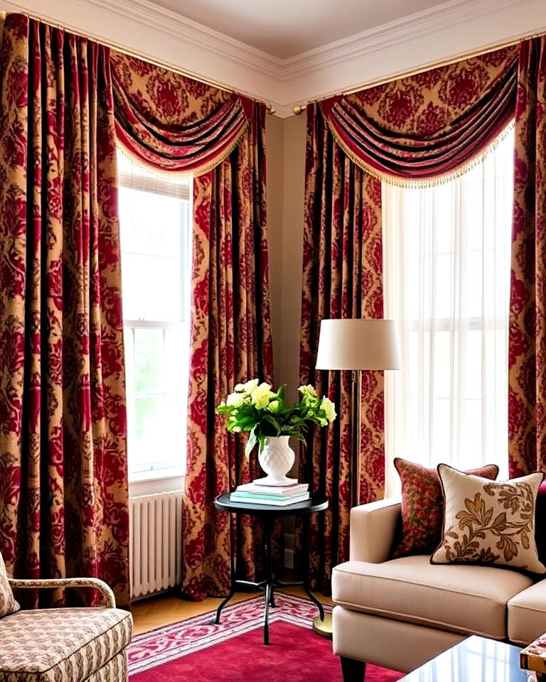 layered window treatments