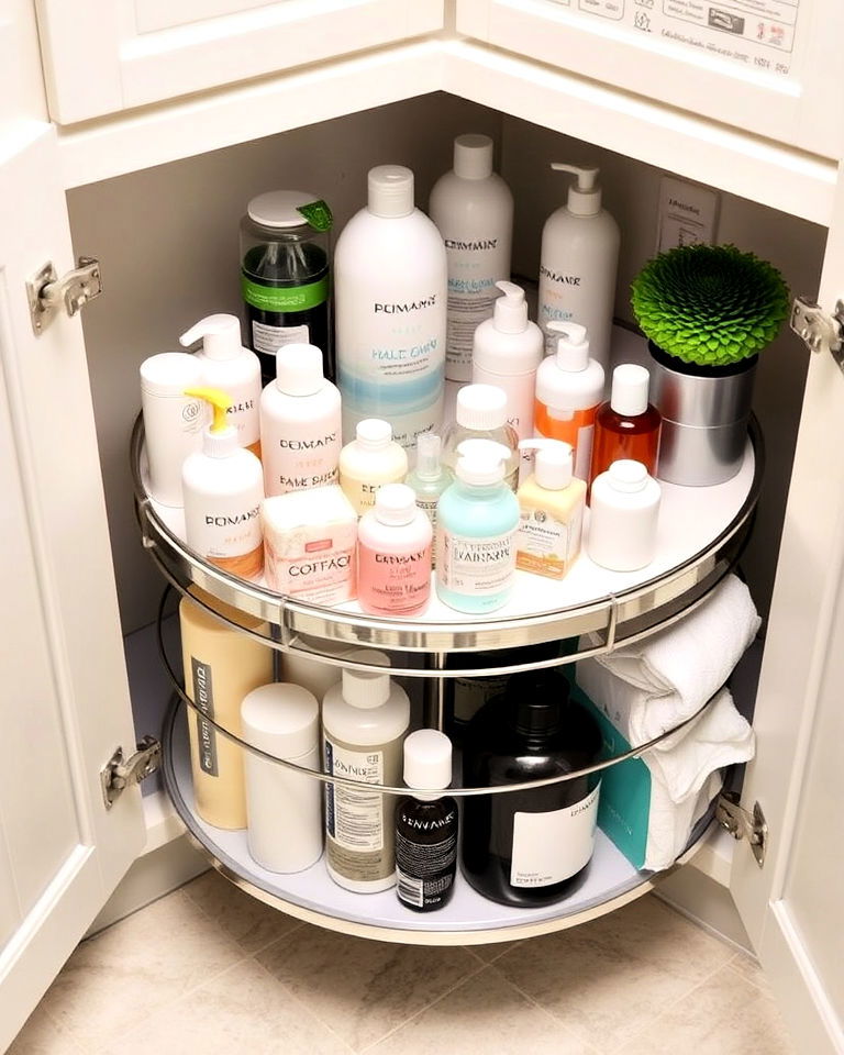 lazy susan for easy access