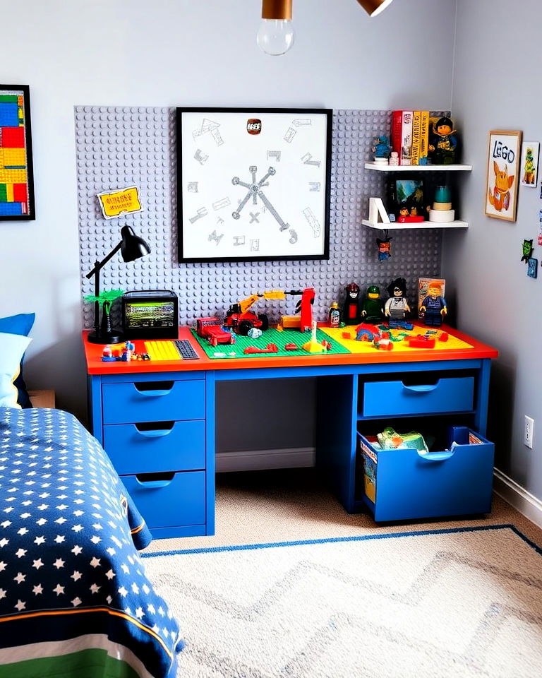 lego building station for bedroom