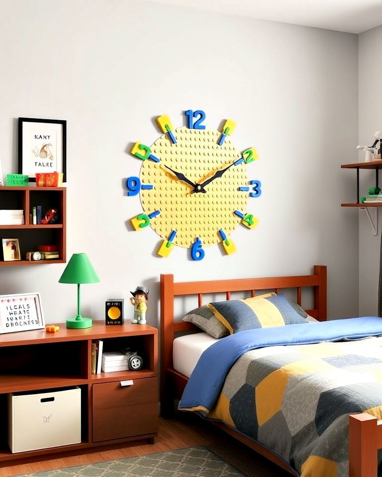 lego clock for bedroom