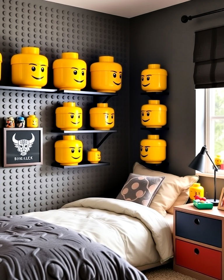 lego head storage containers