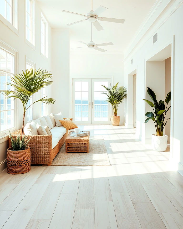 light colored flooring