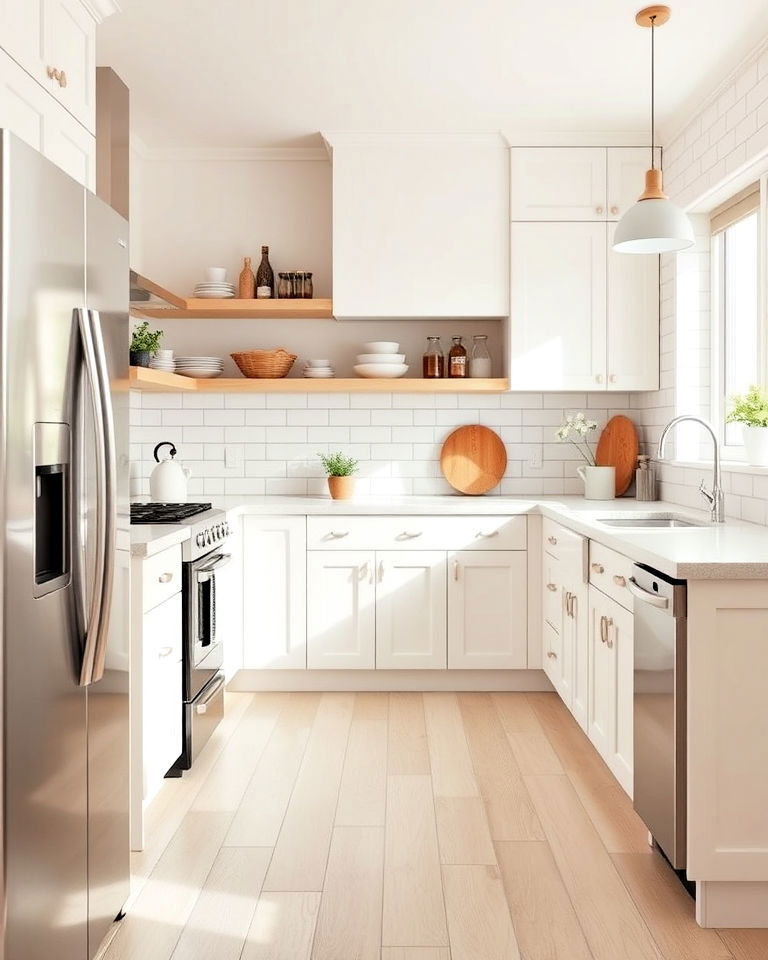 light colored vinyl for a bright airy feel