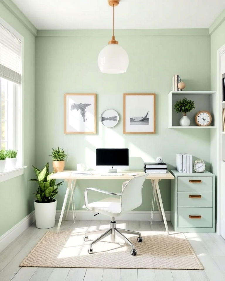 light mint paint color for office