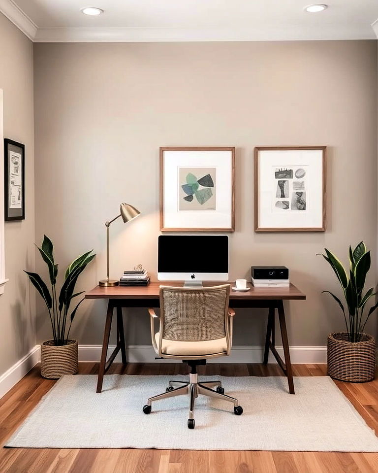 light taupe paint color for home office