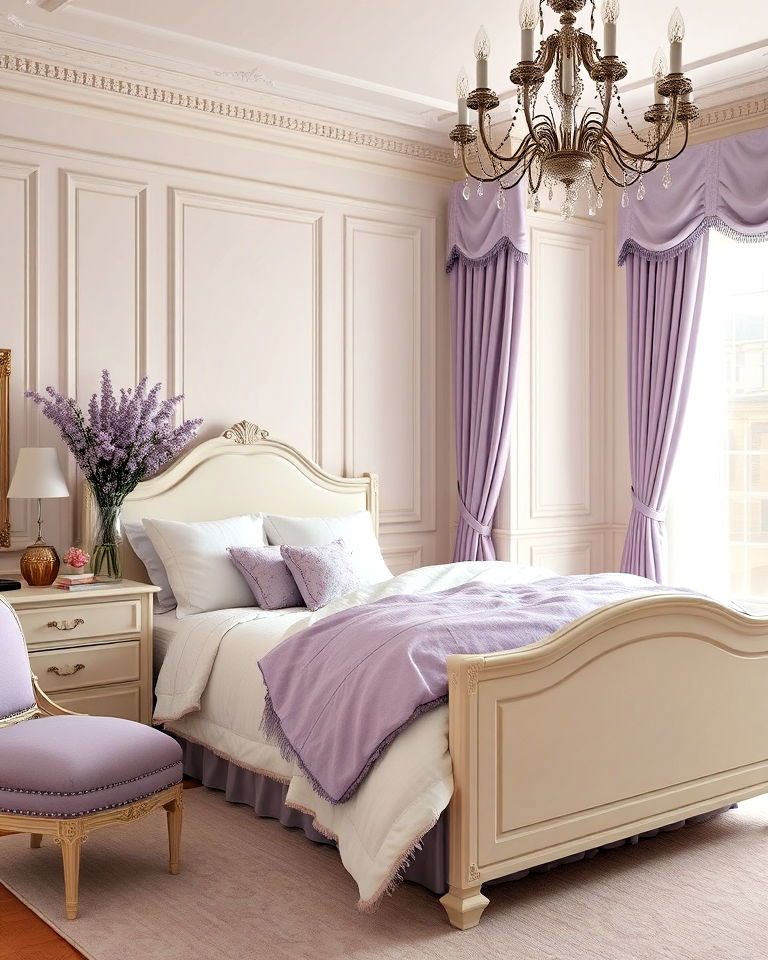 lilac and cream timeless style