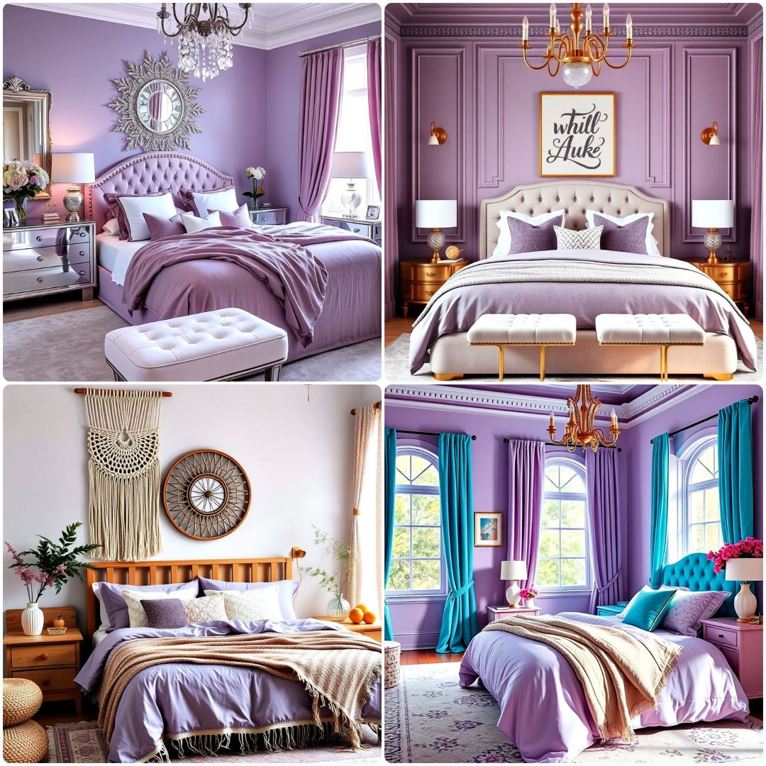 20 Lilac Bedroom Ideas for A Calm and Cozy Space