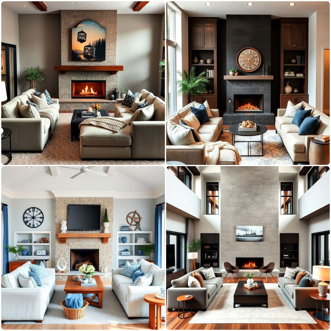 25 Living Room Ideas With Sectionals And Fireplace Now