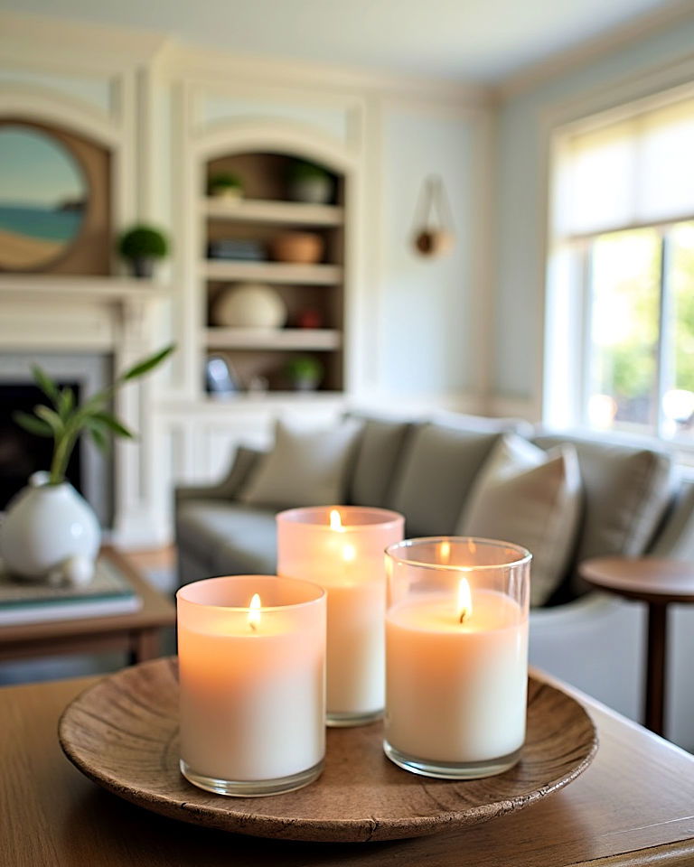 living room magnolia scented candles