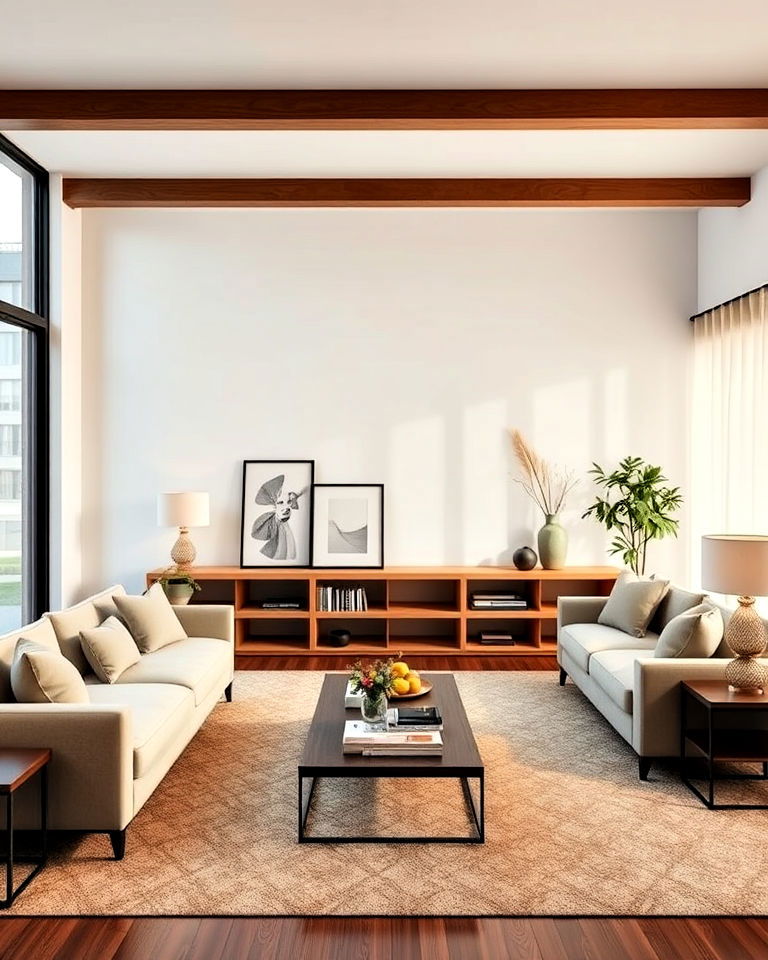 long console table for long living room