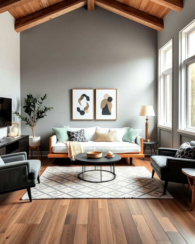 long living room daybed to maximize space