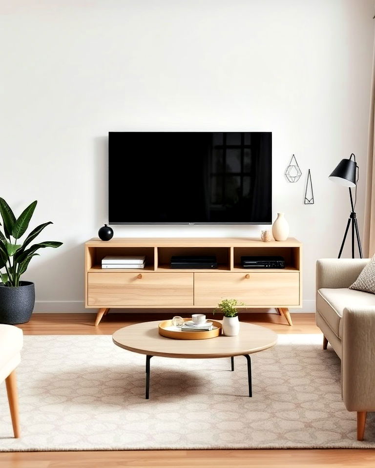 low profile tv stands
