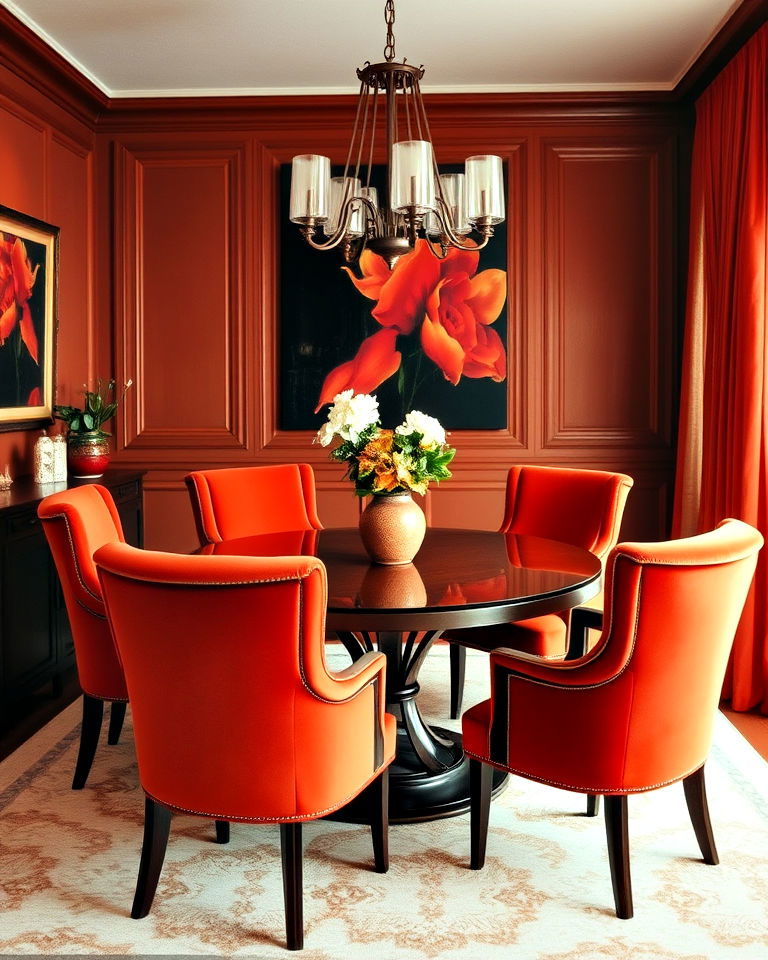 luxurious velvet upholstery chairs